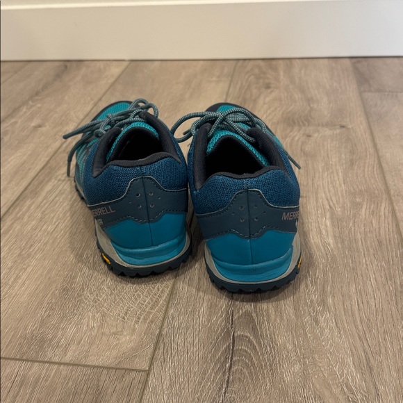 Merrell Women's Antora 2 Teal and Black Sneakers - Picture 5 of 8